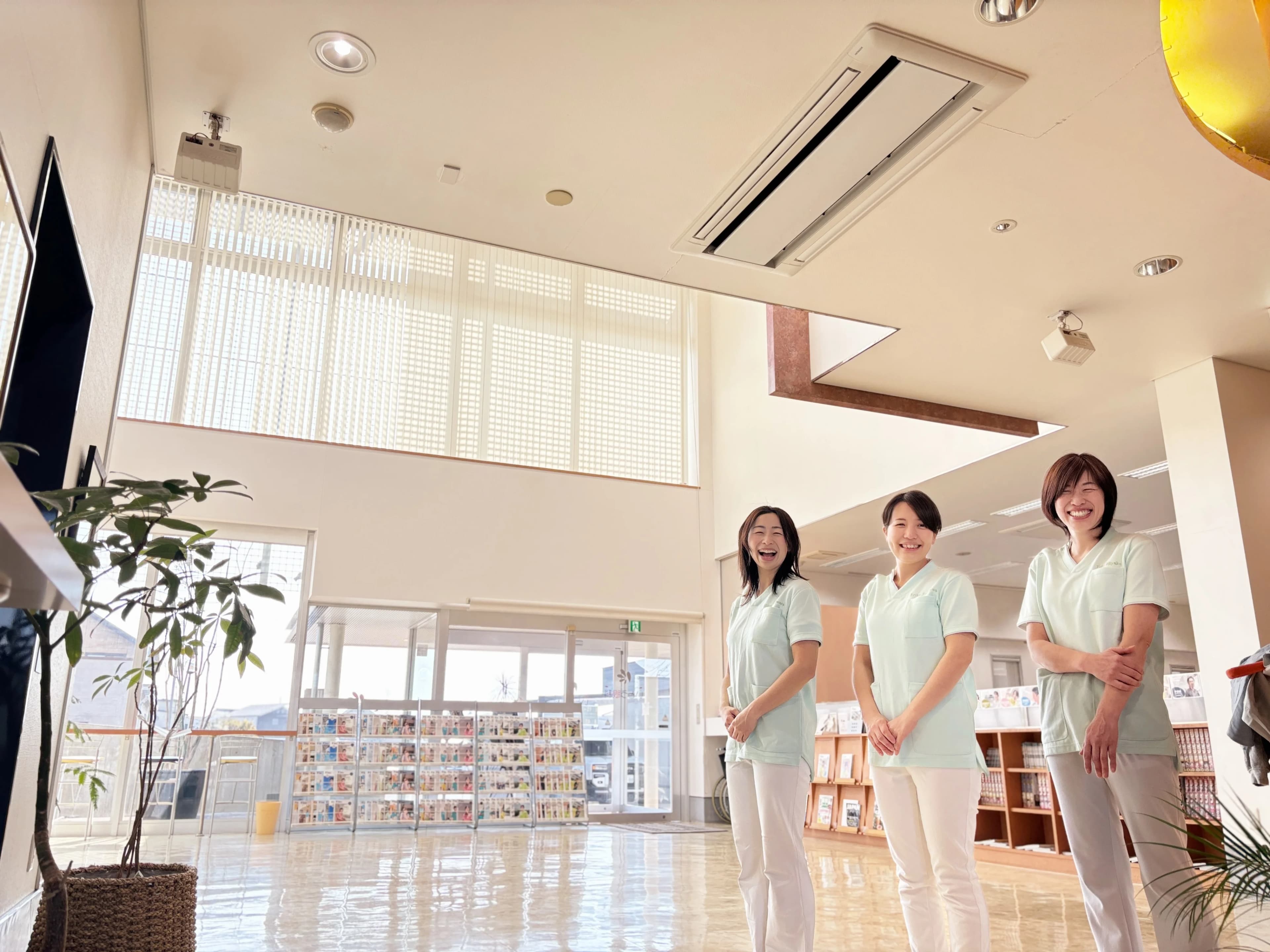 明るく開放的ないとう眼科の院内